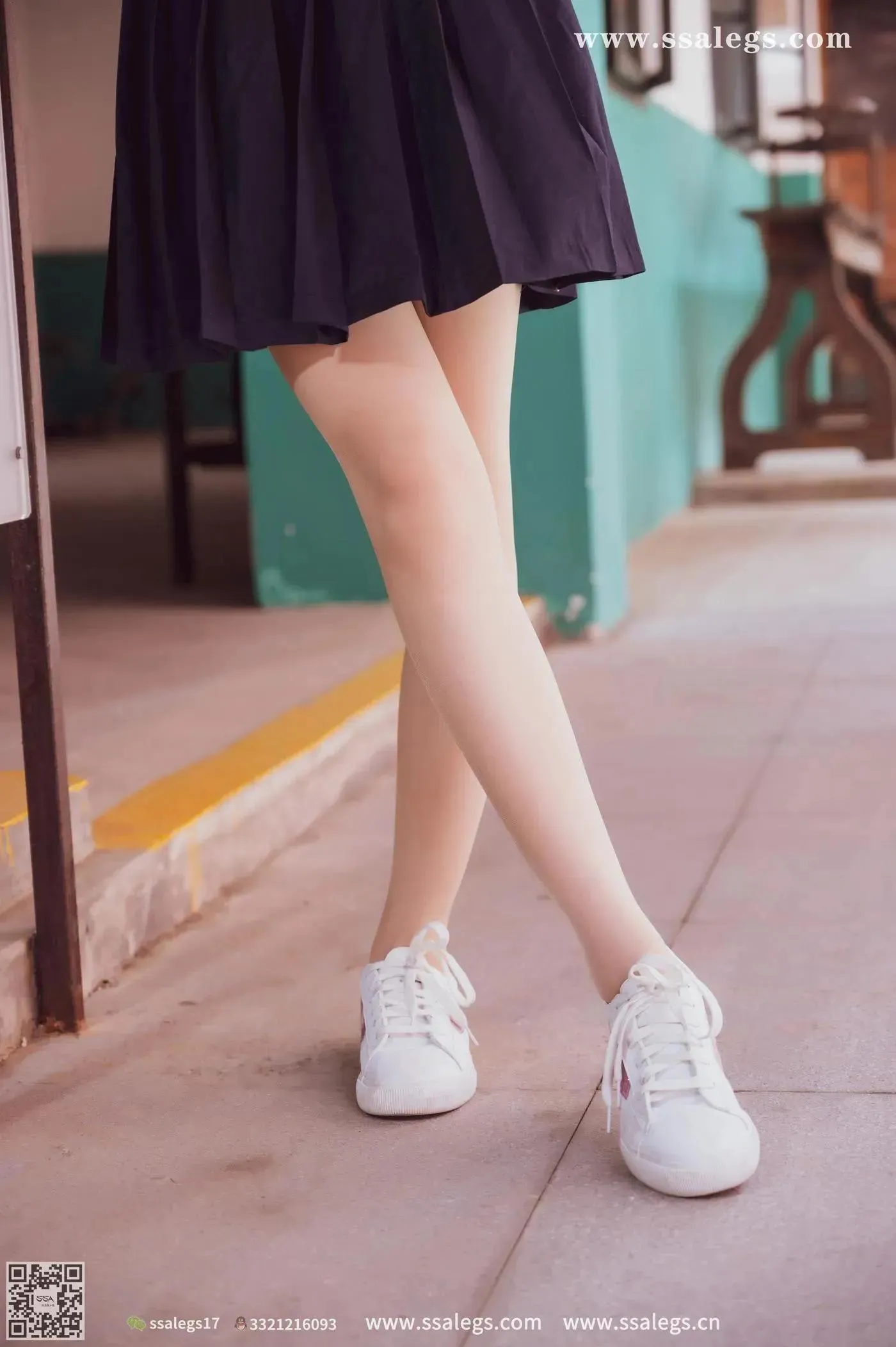 [SSA丝社]超清写真 NO.422 漫漫白色jk制服肉丝写真(下) [84P]插图8
